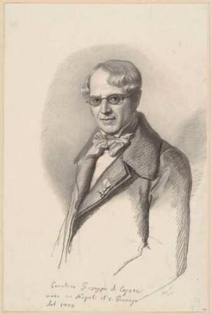 Bildnis Di Cesare, Giuseppe (1777-1856), Historiker