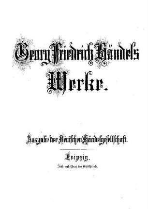 Georg Friedrich Händel's Werke, 72. Alessandro : opera