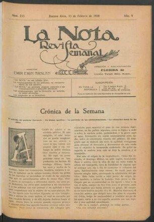 Crónica de la semana