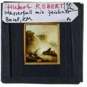 Robert, Wasserfall mit Zeichner