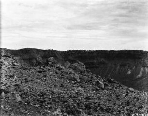 Der Barringer-Krater : Kraterrand des Barringer-Kraters.