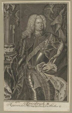Bildnis des Friedrich III zu Sachsen Gotha