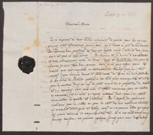 Brief an Ferdinand von Biedenfeld : 25.10.1826