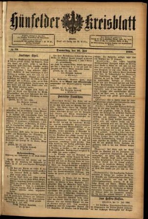Ausgabe vom Donnerstag, den 16. Juli 1896.