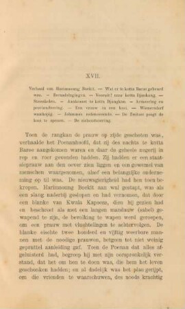 XVII. Verhaal van Harimaoung Boekit. - ...