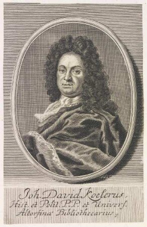 Bildnis des Johann David Koelerus
