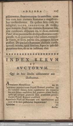 Index Rerum Et Auctorum