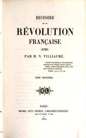 Histoire de la révolution Française (1789). 4