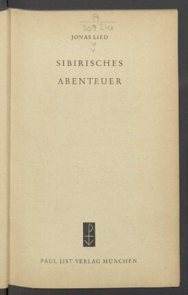 Sibirisches Abenteuer