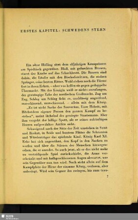 Erstes Kapitel: Schwedens Stern