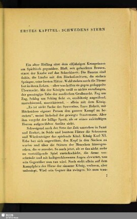 Erstes Kapitel: Schwedens Stern