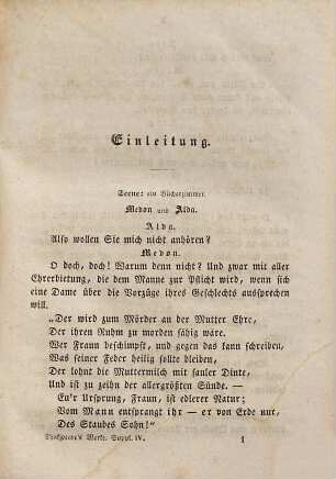 Nachträge zu Shakspeare's Werken, 4. Shakspeares weibliche Charaktere
