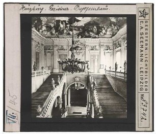 Würzburg, Residenz : Innenansicht, Treppenhaus