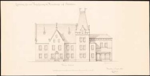 Herrenhaus Schönborn Umbau: Außenansicht