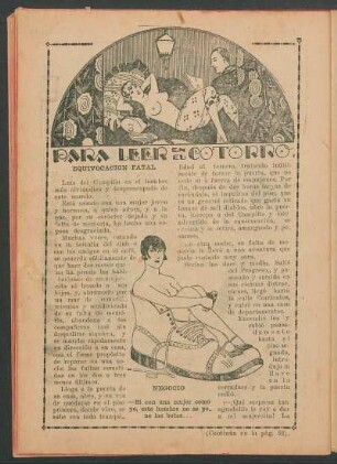 Para leer en el cotorro