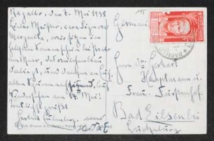 Brief von Herbert Eulenberg und Hedda Eulenberg an Gerhart Hauptmann und Margarete Hauptmann