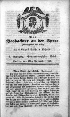46. Stueck, 17. November 1851