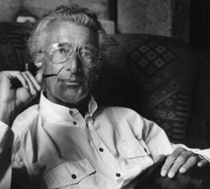 Harry Mulisch (1927-2010; niederländischer Schriftsteller). Amsterdam, 1992
