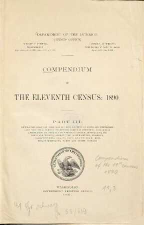Compendium of the ... census. 11,3. 1890 (1897)