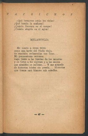 Melancolía