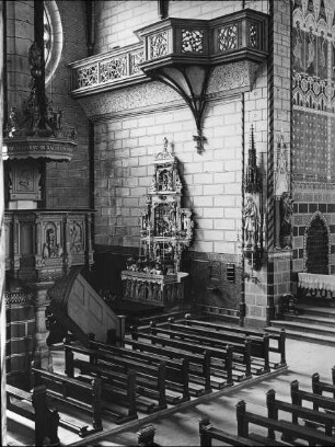Erfurt, Severikirche, Ostquerschiff, Nordquerhaus, Ostwand