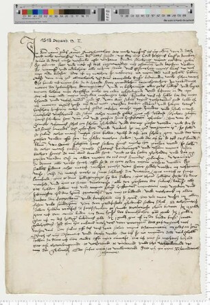 Testament des Bürgers Cordt Karstens, besiegelt durch die Ratsmannen Hans Cruse und Lutke van Dassel.