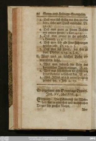 Evangelium am Sonntage Exaudi. Joh. XV, 26- XVI, 4.