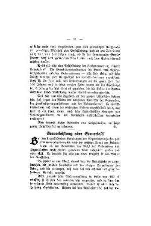 Steuerleistung und Steuerlast!