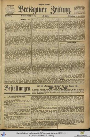 08.06.1890 (Erstes Blatt)