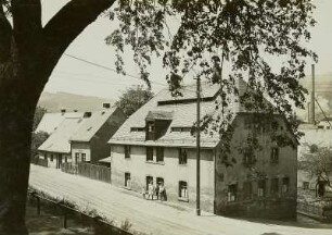 Aue, alte Bergmannshäuser an der Bergfreiheit