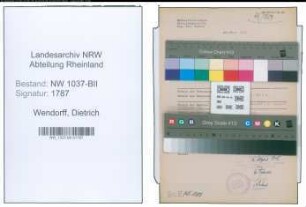 Entnazifizierung Dietrich Wendorff , geb. 04.03.1907 (Reg.Rat)