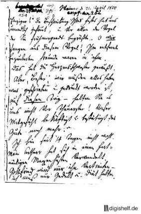 151: Brief von Caroline Herder an Johann Wilhelm Ludwig Gleim : Carolina (genannt Caroline) Maria Herder
