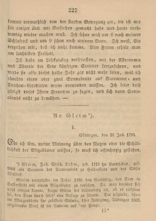 An Gleim