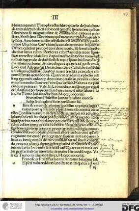 Franciscus Philelfus Ioanni Ferufino iureconsulto et ducali iustitiae consiliario salutem.