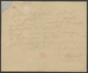 Brief an Tobias Haslinger : o.D. [nach Januar 1816, auch evtl. 1824 möglich]