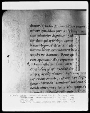 Augustinus, Homiliarium quadragesimale — Initialien B, C, Q und D, Folio 117 verso