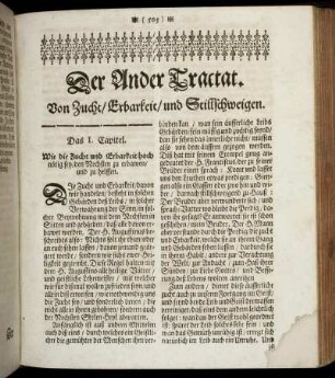 Der Ander Tractat. Von Zucht, Erbarkeit, und Stillschweigen