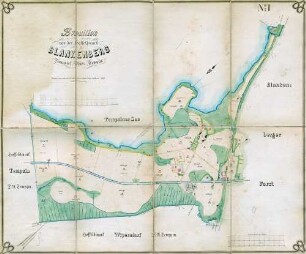 N° I; Brouillon von der Hoffeldmark Blankenberg; Domanial Amts Tempzin