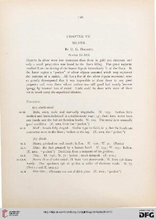 Chapter VII: Silver