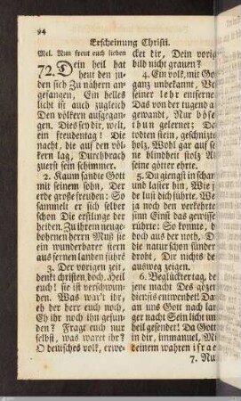 Erscheinung Christi.