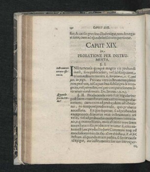 Caput XIX. De Probatione Per Instrumenta.