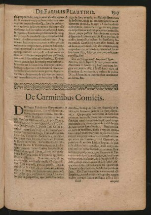 Joach. Camerarius De Carminibus Comicis
