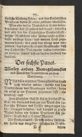 Der sechste Punct.