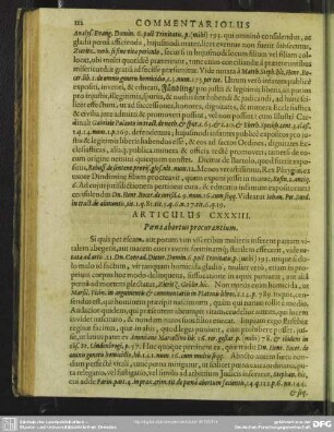 Articulus CXXXIII. Poena abortus procurantium