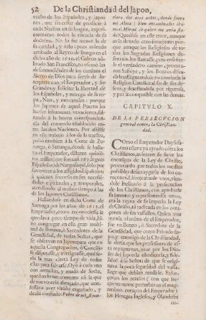 Capitulo X. De la persecucion general contra la christiandad