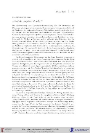 Endet das europäische Zeitalter?