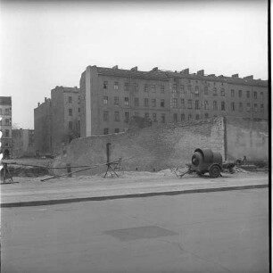 Negativ: Ruine, Ansbacher Straße 19, 1957