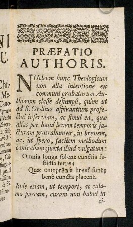 Praefatio Authoris