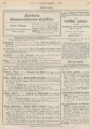 263-264 Werbung