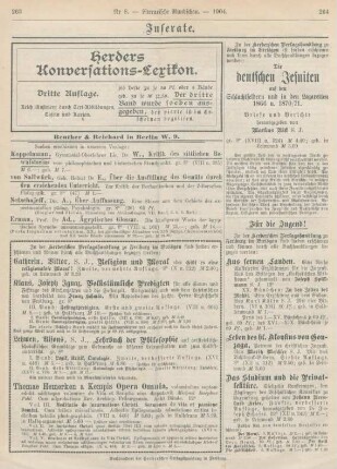 263-264 Werbung